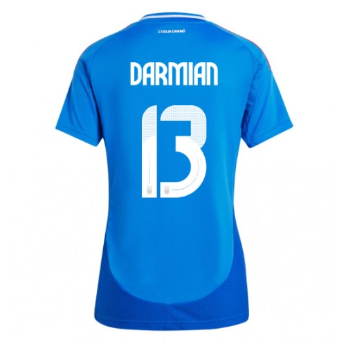 Italija Matteo Darmian #13 Domaci Dres za Ženska EP 2024 Kratak Rukav